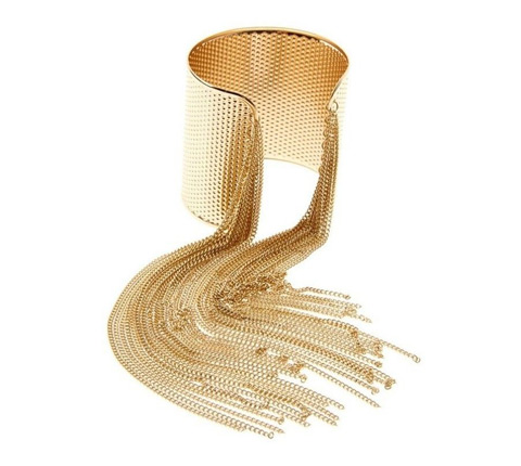 Gold-Pleated-cufflinks